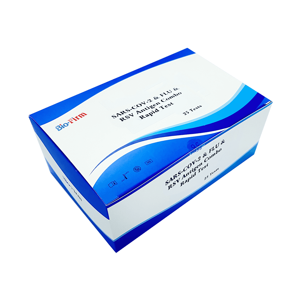 مجموعة الاختبارات السريعة لـ SARS-COV-2 وFLU وRSV Combo